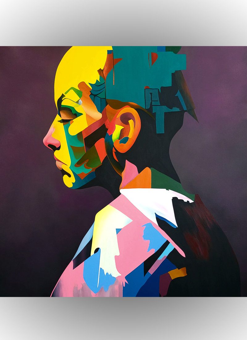 Endurance Unveiled acrylic and spraypaint painting by Paul Kneen