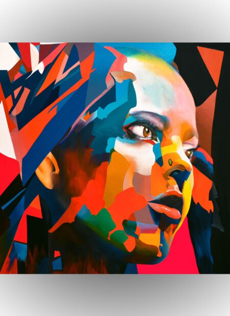 Anxious Expressions original acrylic painting by Paul Kneen