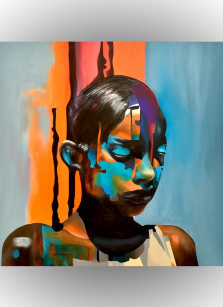 Broken Promise original acrylic painting by Paul Kneen