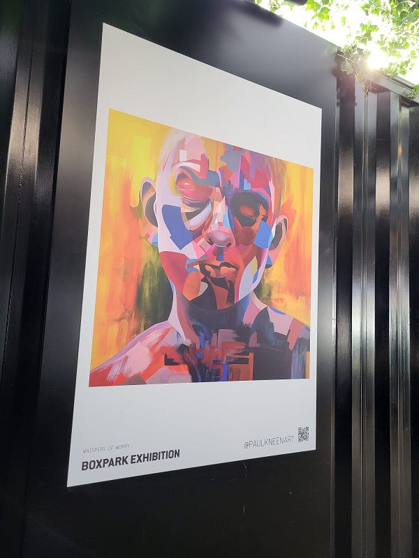 Paul Kneen solo exhibition at Boxpark London