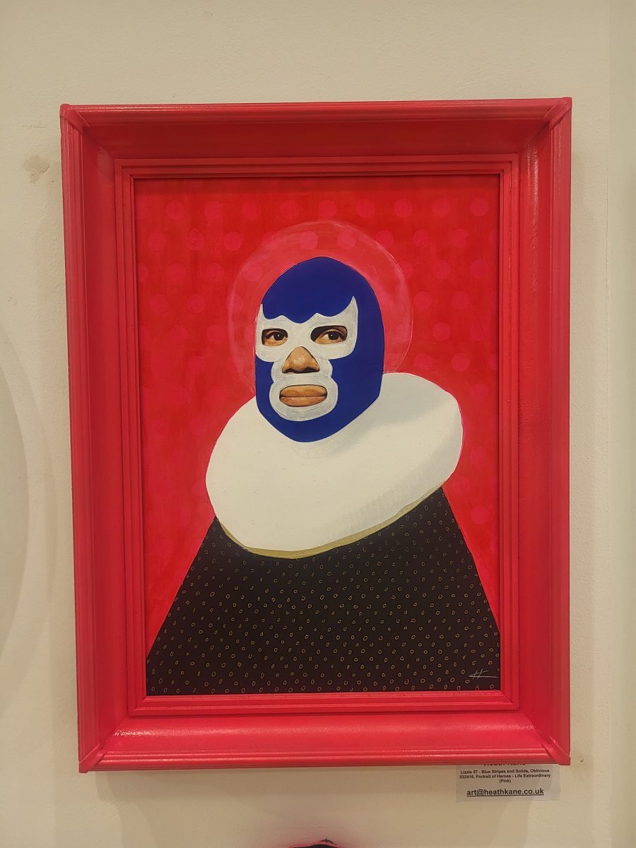 One of the paintings on display at the Shine exhibition One of the paintings on display at the Shine exhibition