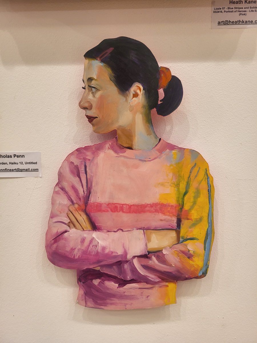 One of the pieces on display at the Shine exhibition One of the pieces on display at the Shine exhibition