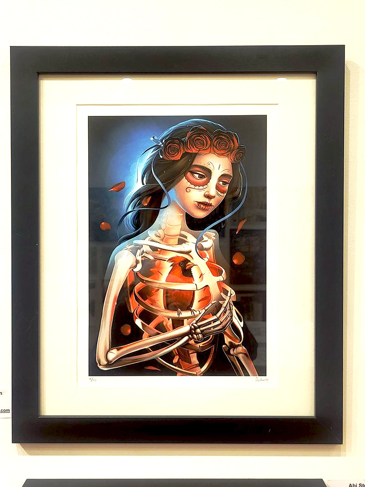 Contemporary artwork displayed at Shine exhibition Grand Arcade Cambridge
