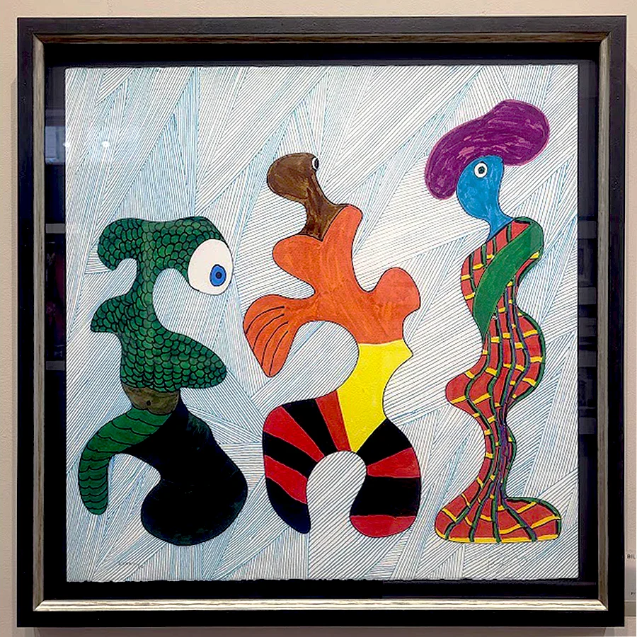 Artwork by Billy Connolly displayed at Castle Fine Art gallery