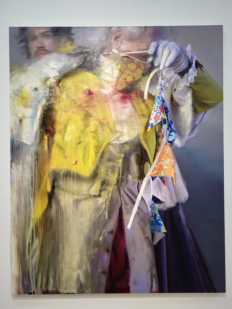 Painting by Conor Harrington at Pallium exhibition