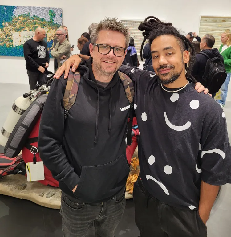 Paul Kneen and Tim Fowler at Newport Street Gallery