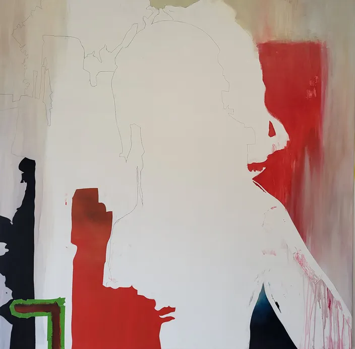 Not every storm is loud painting stage 1