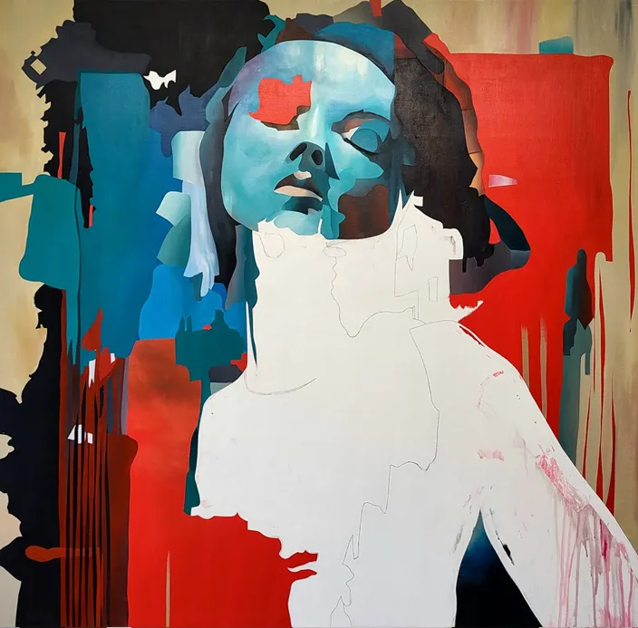 Not every storm is loud painting stage 3