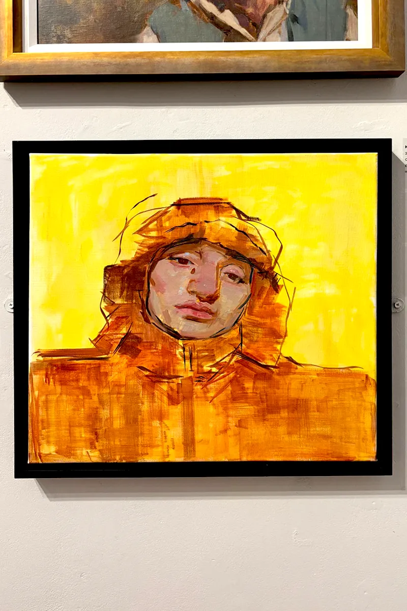 Oil portrait painting 'Aimee' by Hillary Butterworth