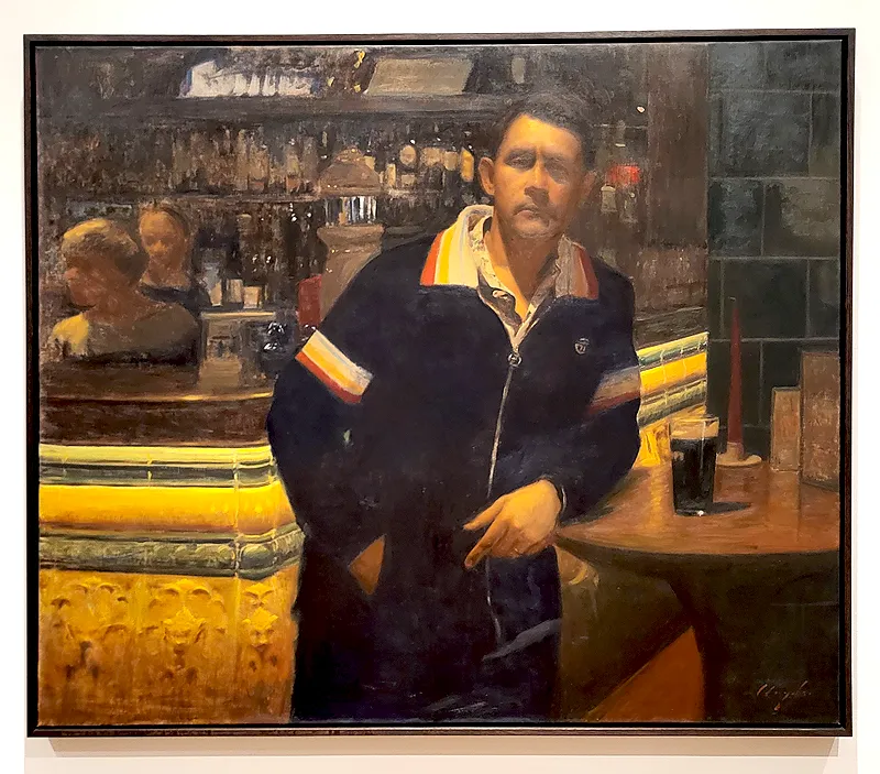 Portrait of a Landlord by Sam Clayden at the National Portrait Gallery Portrait of a Landlord by Sam Clayden at the National Portrait Gallery