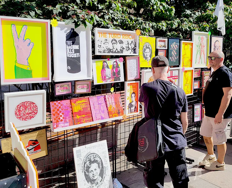 Grow Up Art stand at Art Car Boot Fair 2026