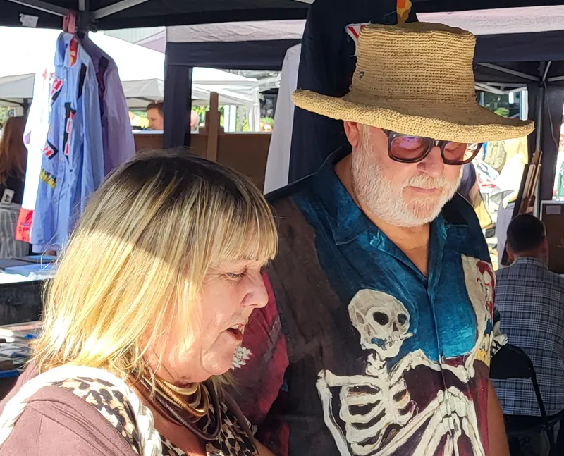 Jim Moir exhibiting at Art Car Boot Fair 2026